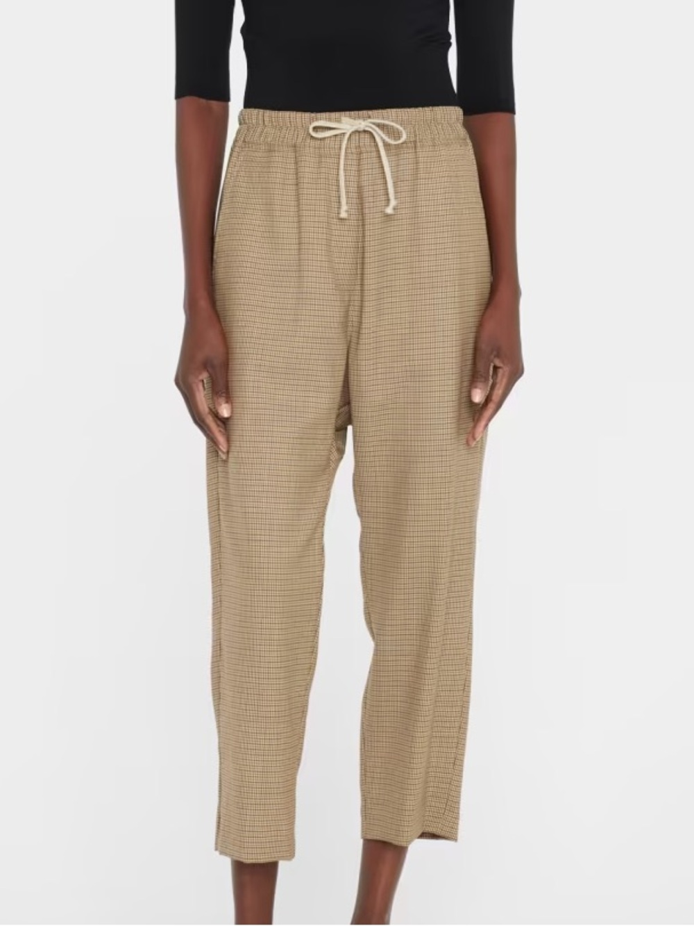 Nili Lotan Aida Houndstooth Wool Blend Pants Size XS